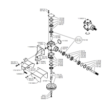 160 cm LMP DECK - GEARBOX(from s/n 309351 from 2005) spare parts
