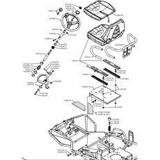 STEERING UNIT AND SEAT (from sn 570980 to sn 578662 from 2013 to 2014) spare parts