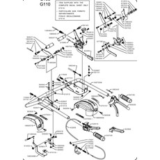 HANDLE AND DRIVE LEVER SYSTEM 15LD350-440 (from sn 593789 to sn 682140 from 2015 to 2019) spare parts