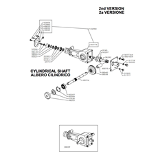 TILLER GEARBOX - 2nd VERSION(from s/n 327347 from 2005) spare parts