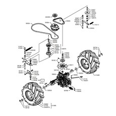 HYDR. AXLE AND TRANSMISSION (from sn 670355 to sn 677435 from 2018 to 2019) spare parts