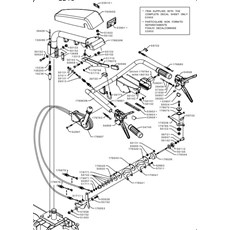 HANDLEBAR (from sn 549472 to sn 565749 from 2011 to 2013) spare parts