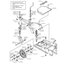 FRONT WHEEL PARALLELOGRAM (from sn 577726 to sn 581310 from 2014 to 2014) spare parts