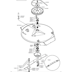 85 cm CUTTING DECK_BELT, TRANSMISSION & BLADE(from s/n 662368 to s/n 683869 from 2018 to 2019) spare parts