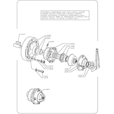 B & S IC8HP HONDA GX270 CLUTCH(from sn 228001 from 1996) spare parts