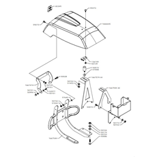 EX27 COVER FITTING SET(from s/n 514398 from 2009) spare parts