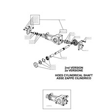 TILLER GEARBOX_3RD VERSION 2018 (from sn 211395 from 1996) spare parts