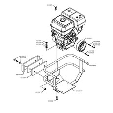 ENGINE HONDA GX270-GX390 (from sn 586396 from 2014) spare parts
