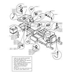 ELECTRIC EQUIPMENT (from sn 363301 to sn 545320 from 2006 to 2011) spare parts