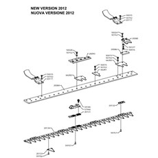 115 CM TIROL CUTTER BAR 2012 NEW VERSION(from sn 144251 from 1988) spare parts