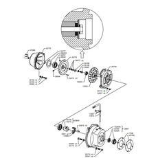ACTIVE CLUTCH HONDA GX390-VANGUARD 16HP (from sn 716040) spare parts