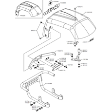 3LD450 LOMBARDINI ENGINE COWLING(from s/n 200251 from 1991) spare parts