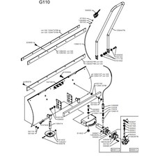 FRONT BLADE (from sn 586396 from 2014) spare parts