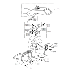 TANK COVER ROBIN EH25D(from s/n 228001 to s/n 525152 from 1996 to 2010) spare parts