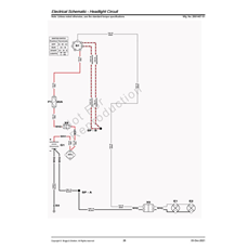 Electrical Schematic - Height of cut spare parts