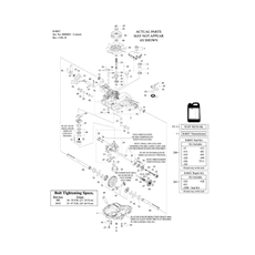 Transaxle service parts - tuff torq K46EC spare parts