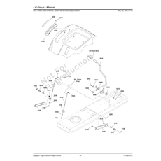 Seat Deck & fuel Tank Group spare parts