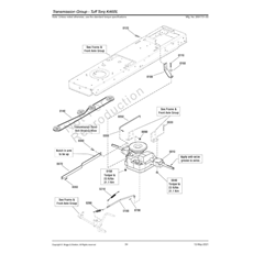 Transmission SERVICE PARTS - Tuff Torq K46BL spare parts