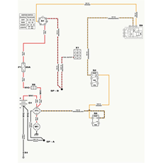 Electrical Schematic - cranking circuit spare parts