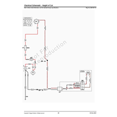 Electrical Schematic - Hour meter spare parts