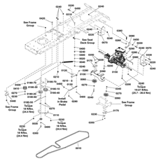 Transmission Group - Tuff Torq K46EC spare parts