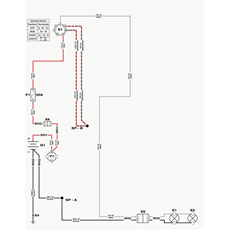 Electrical Schematic - headlight circuit spare parts