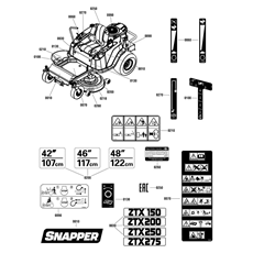 Decals spare parts