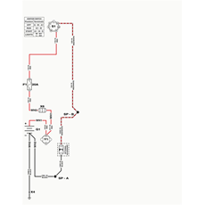 Electrical Schematic - Hour meter spare parts
