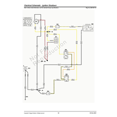 Electrical Schematic - PTO clutch spare parts