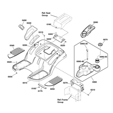 Seat Deck & fuel Tank Group spare parts