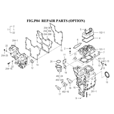 REPAIR PARTS (OPTION)(6003-999H-0100) spare parts