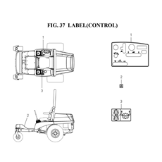 LABEL(CONTROL)(1752-902-0100) spare parts