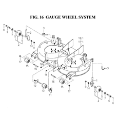 GUAGE WHEEL SYSTEM (8663-501A-0100) spare parts