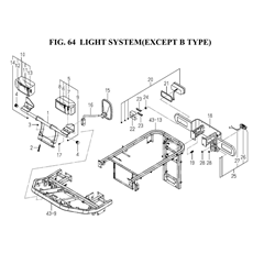 LIGHT SYSTEM(EXCEPT B TYPE) spare parts