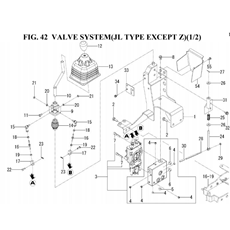 VALVE SYSTEM(JL TYPE EXCEPT Z)(1/2)(1845-512D-0100) spare parts