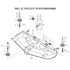 PULLEY SYSTEM(SSM60)(8654-202B-0100) spare parts