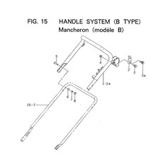 HANDLE SYSTEM (B TYPE) spare parts