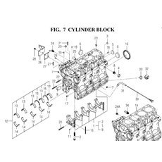 CYLINDER BLOCK spare parts