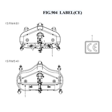 FIG.904 LABEL(CE) spare parts