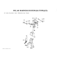 HARNESS SYSTEM (E6 TYPE)(2/2) spare parts