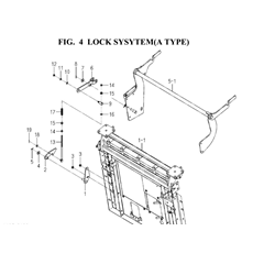 LOCK SYSTEM(A TYPE) spare parts