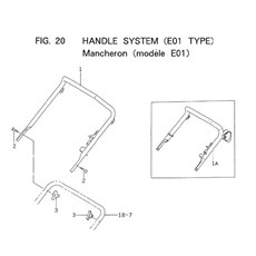 HANDLE SYSTEM (E01 TYPE) spare parts