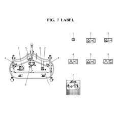 LABEL(8658-901C-0100) spare parts