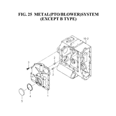 METAL(PTO/BLOWER)SYSTEM(EXCEPT B TYPE) spare parts