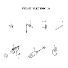 ELECTRIC (2)(6003-820R-0100,6003-820R-0200) spare parts