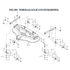 FIG.501 WHEEL(GAUGE) SYSTEM(SRM54) spare parts