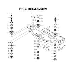 METAL SYSYTEM(8658-301-0100) spare parts