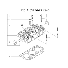 CYLINDER HEAD(6004-101I-0100,6004-101I-0200) spare parts