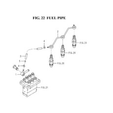 FUEL PIPE spare parts