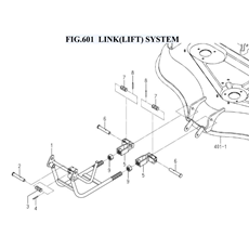 FIG.601 LINK(LIFT) SYSTEM spare parts